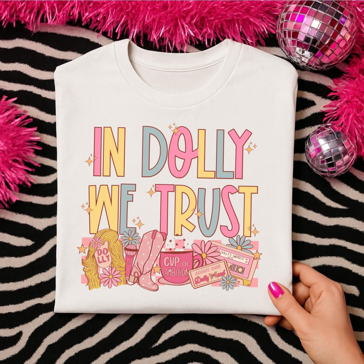 IN DOLLY WE TRUST - DTF TRANSFER