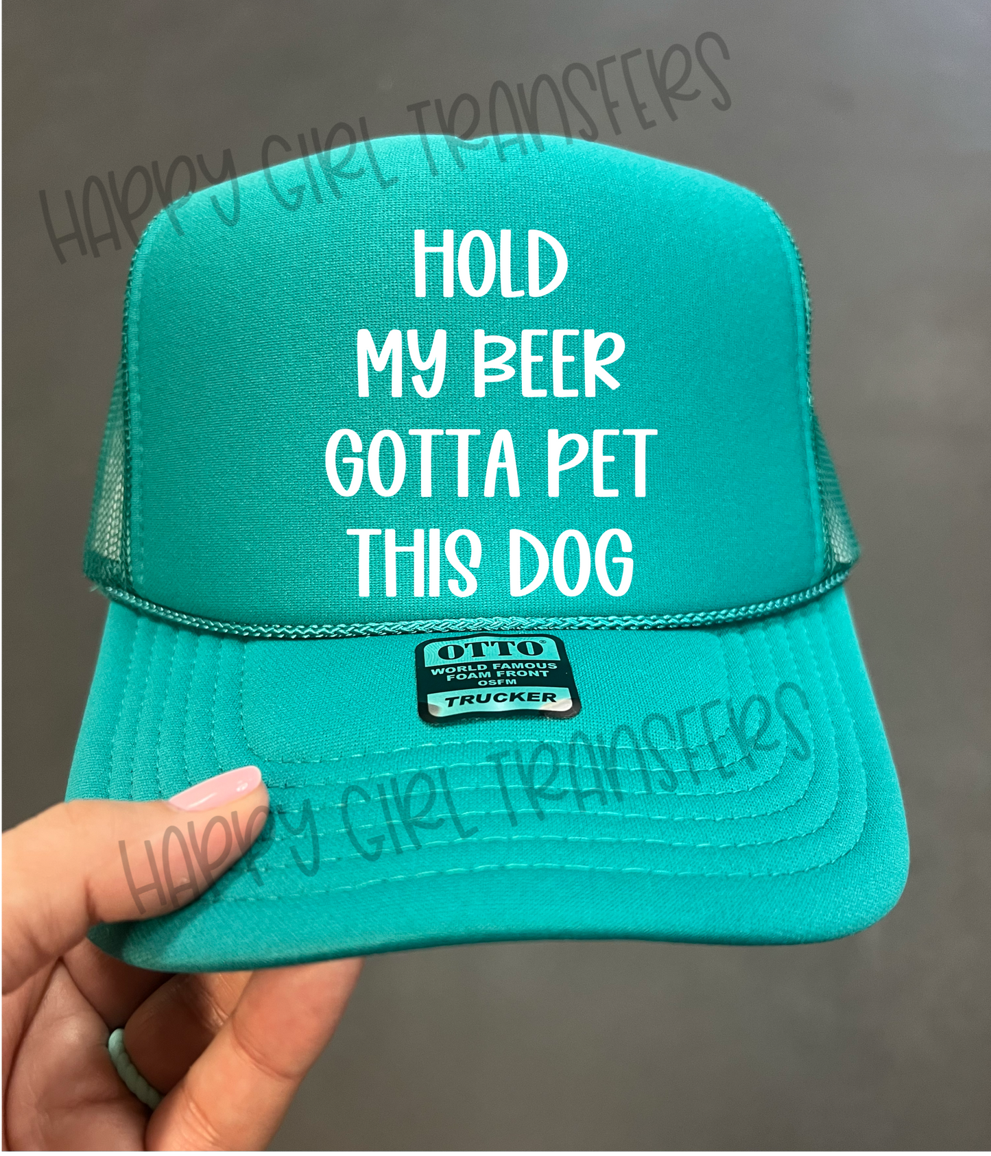 HOLD MY BEER GOTTA PET THIS DOG - DTF TRANSFER