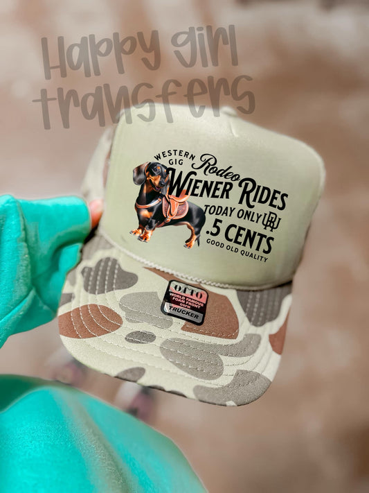 WIENER RIDES - DTF TRANSFER