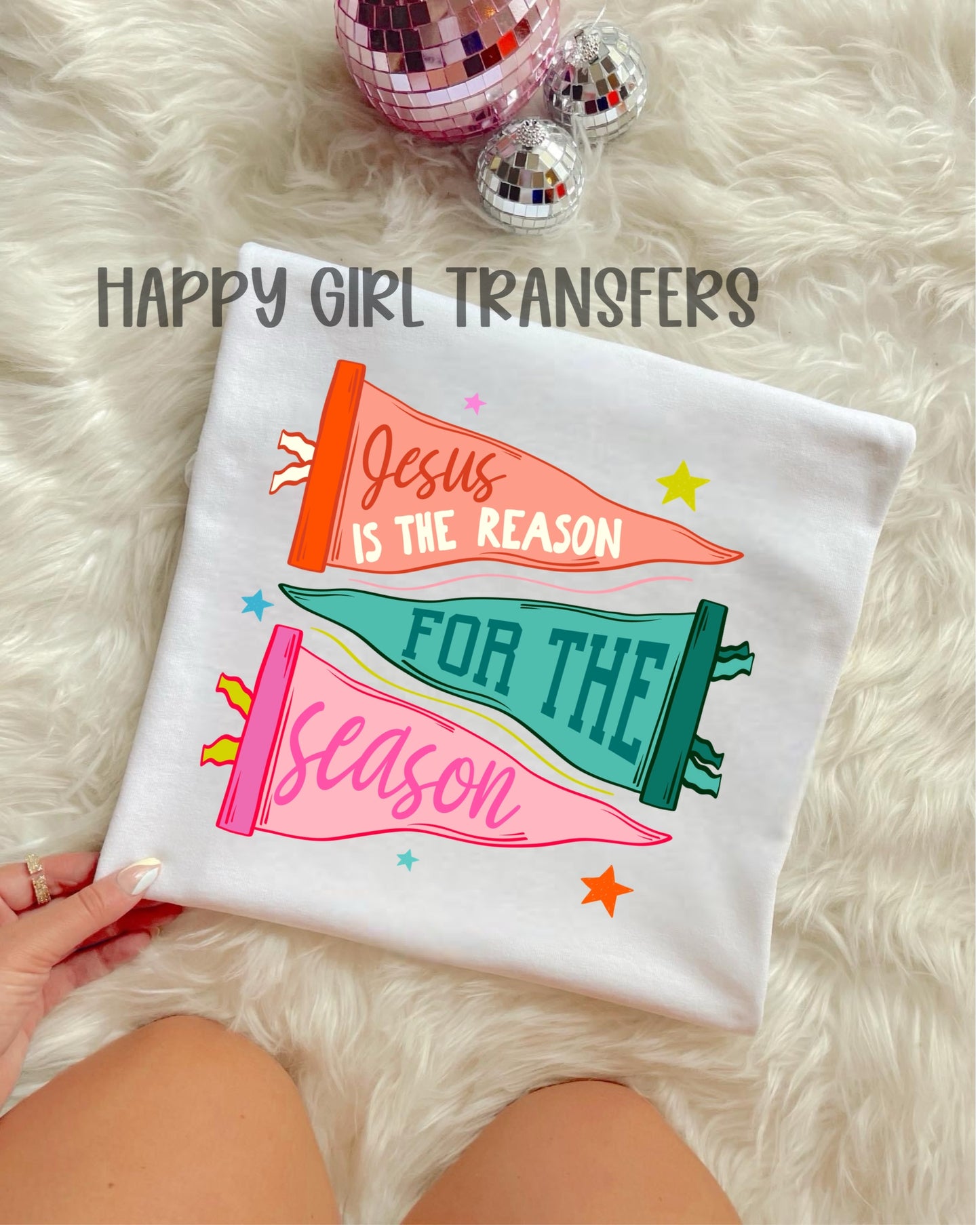 JESUS IS THE REASON FOR THE SEASON - DTF TRANSFER