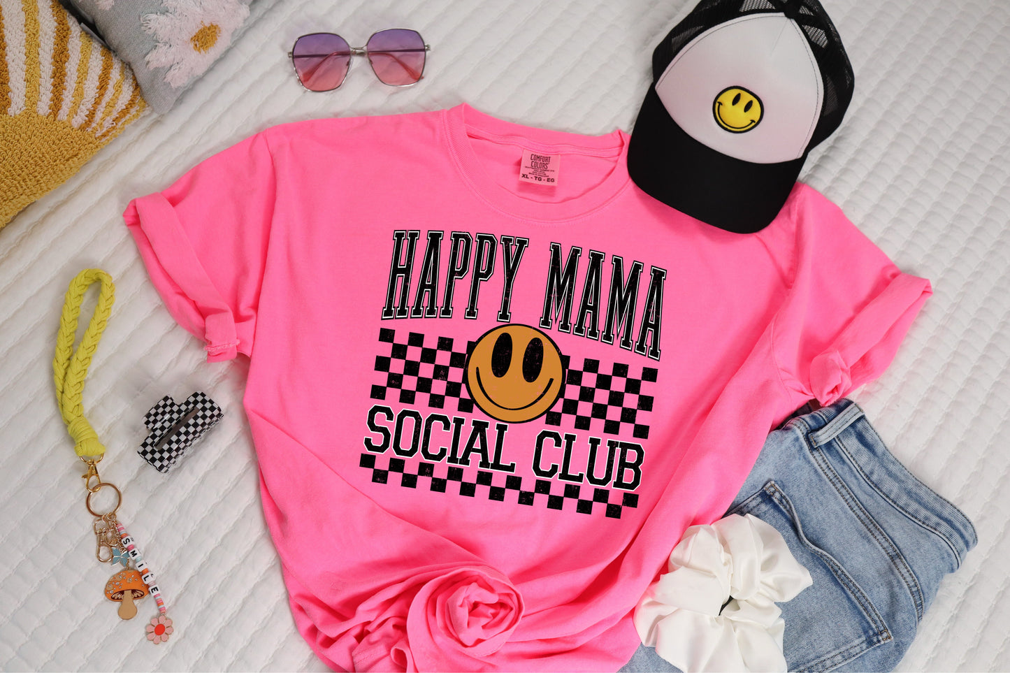 HAPPY MAMA SOCIAL CLUB - DTF TRANSFER