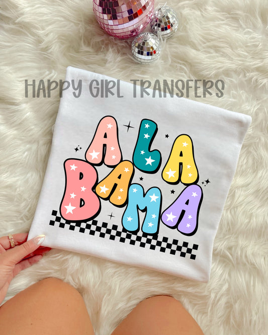 RETRO ALABAMA - DTF TRANSFER