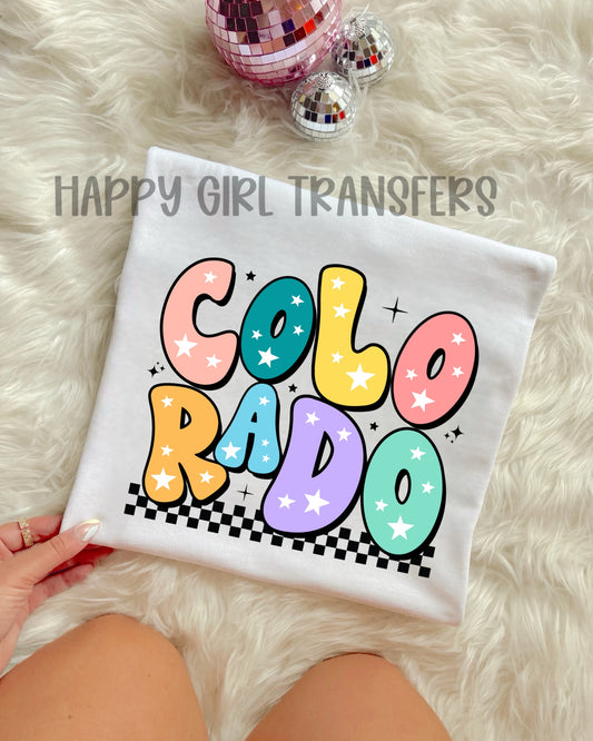 RETRO COLORADO - DTF TRANSFER