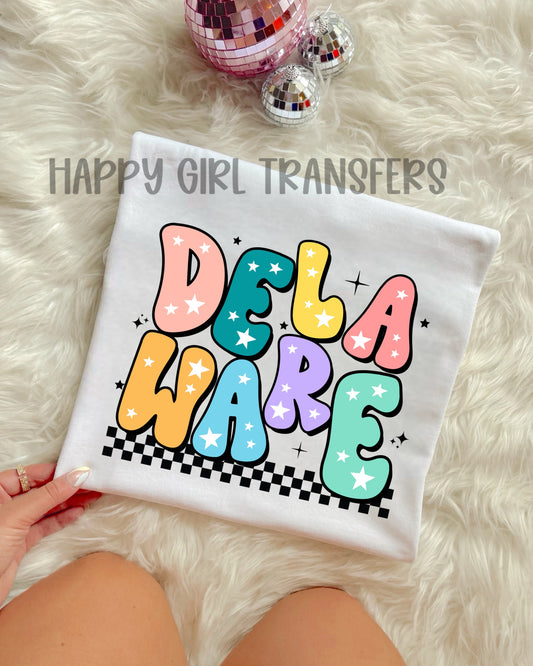 RETRO DELAWARE - DTF TRANSFER