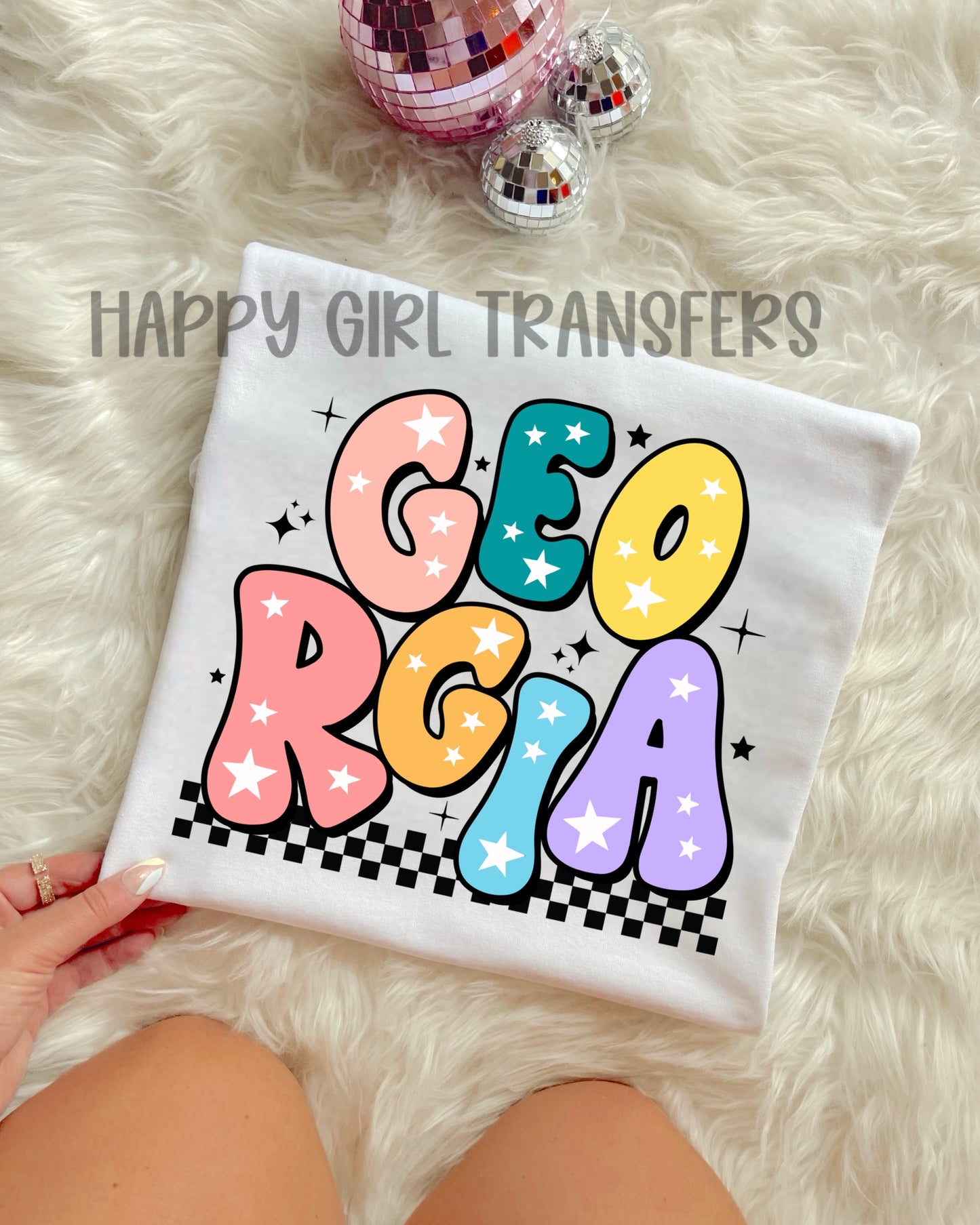 RETRO GEORGIA - DTF TRANSFER