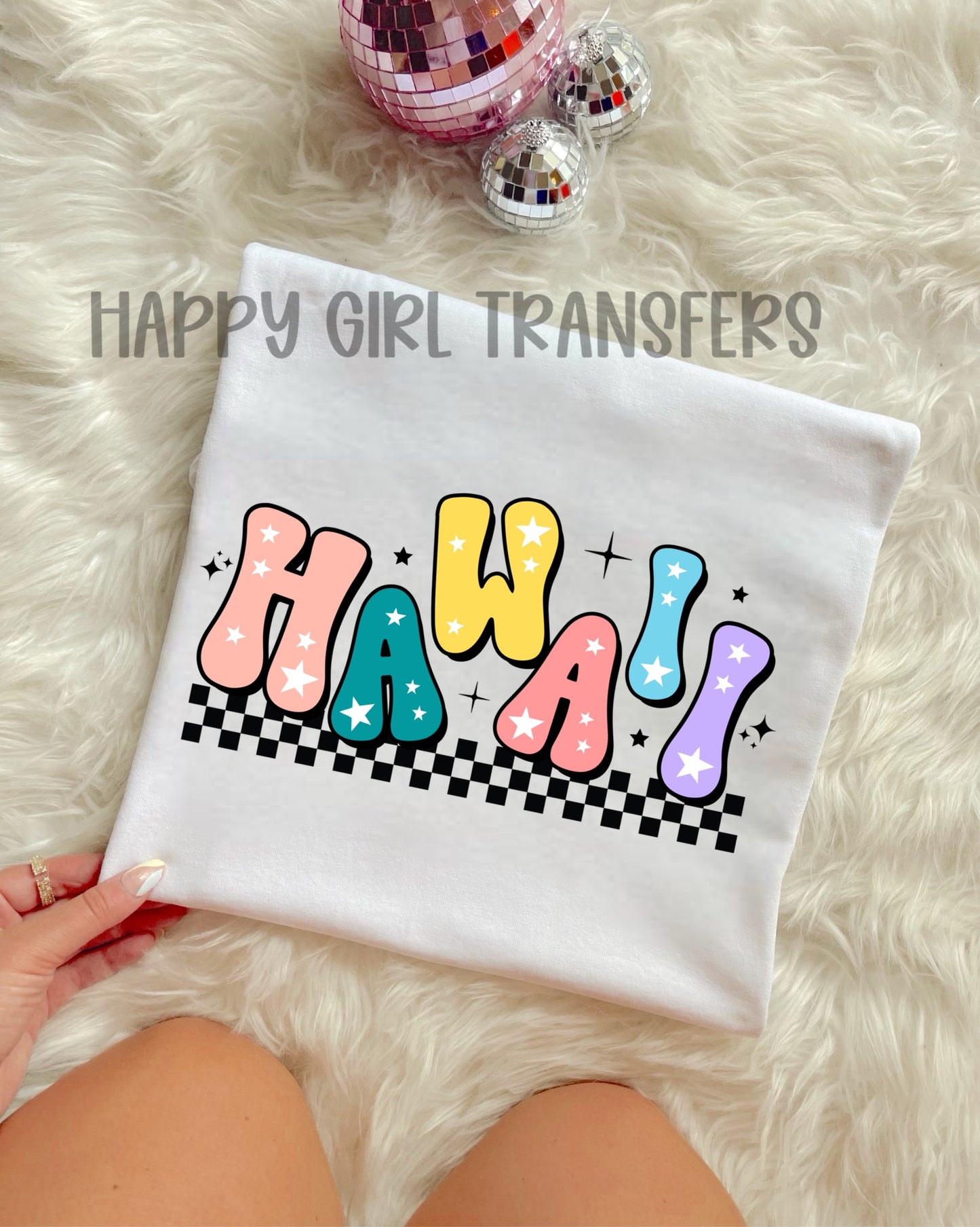 RETRO HAWAII - DTF TRANSFER