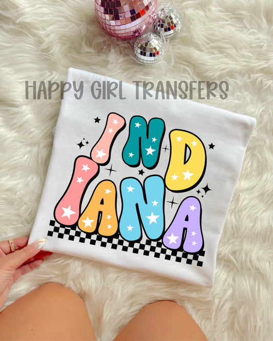 RETRO INDIANA - DTF TRANSFER