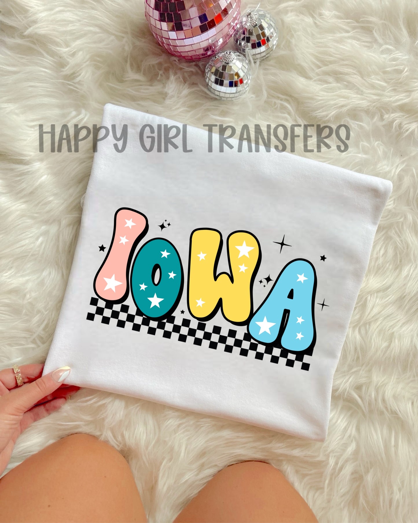 RETRO IOWA - DTF TRANSFER