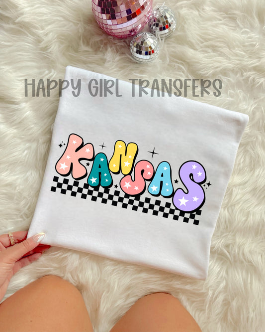 RETRO KANSAS - DTF TRANSFER