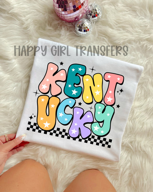 RETRO KENTUCKY - DTF TRANSFER