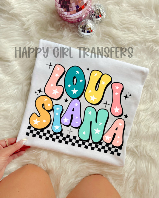 RETRO LOUISIANA - DTF TRANSFER