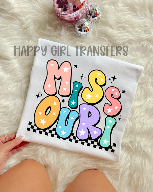 RETRO MISSOURI - DTF TRANSFER