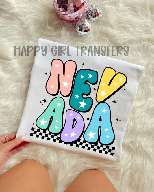 RETRO NEVADA- DTF TRANSFER
