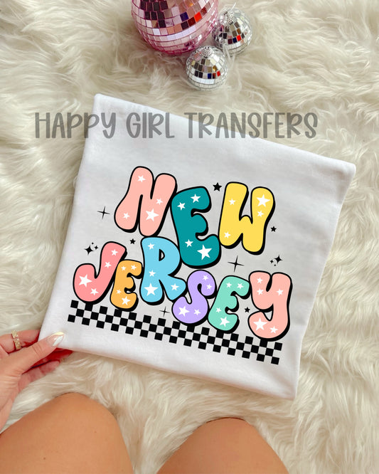 RETRO NEW JERSEY - DTF TRANSFER