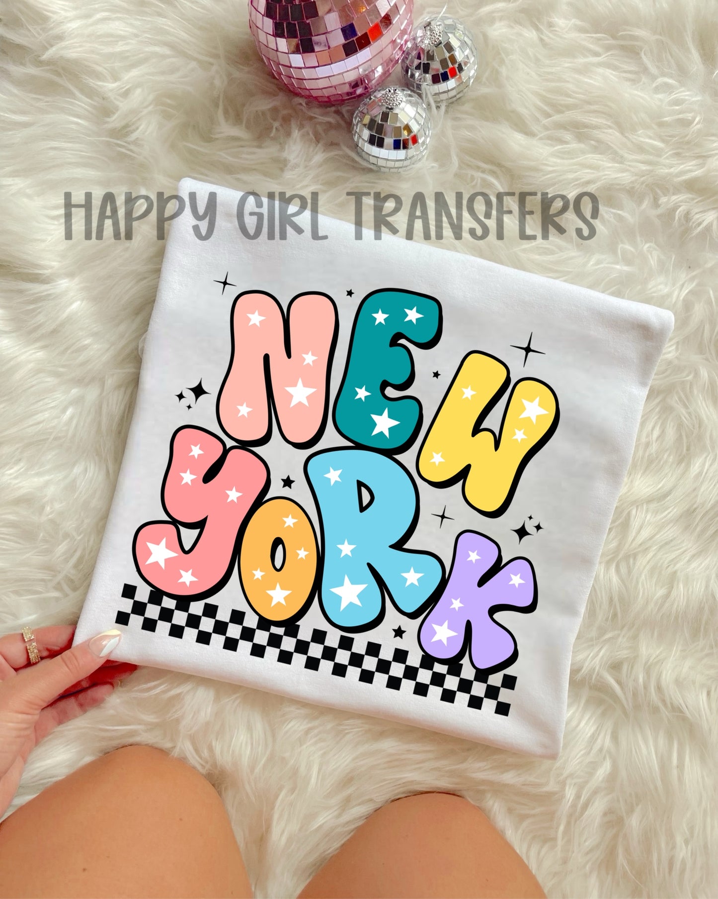 RETRO NEW YORK - DTF TRANSFER