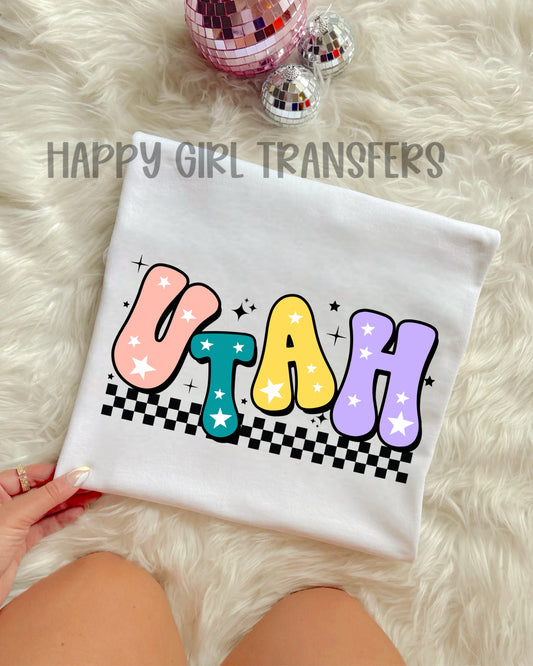 RETRO UTAH - DTF TRANSFER