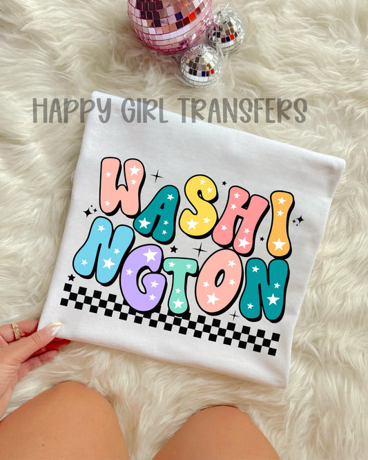 RETRO WASHINGTON - DTF TRANSFER