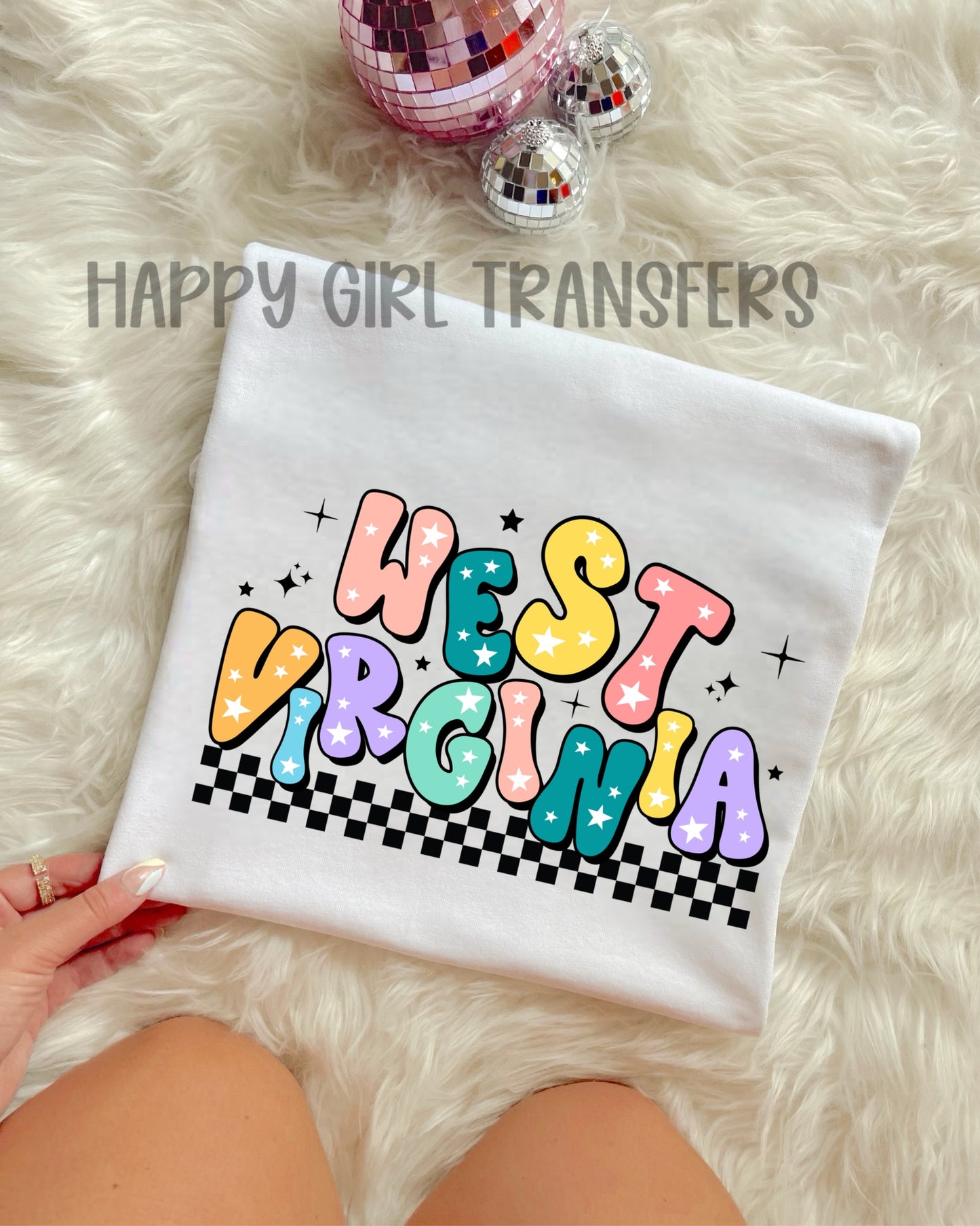 RETRO WEST VIRGINIA- DTF TRANSFER