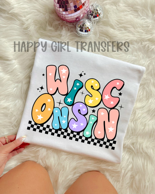 RETRO WISCONSIN - DTF TRANSFER