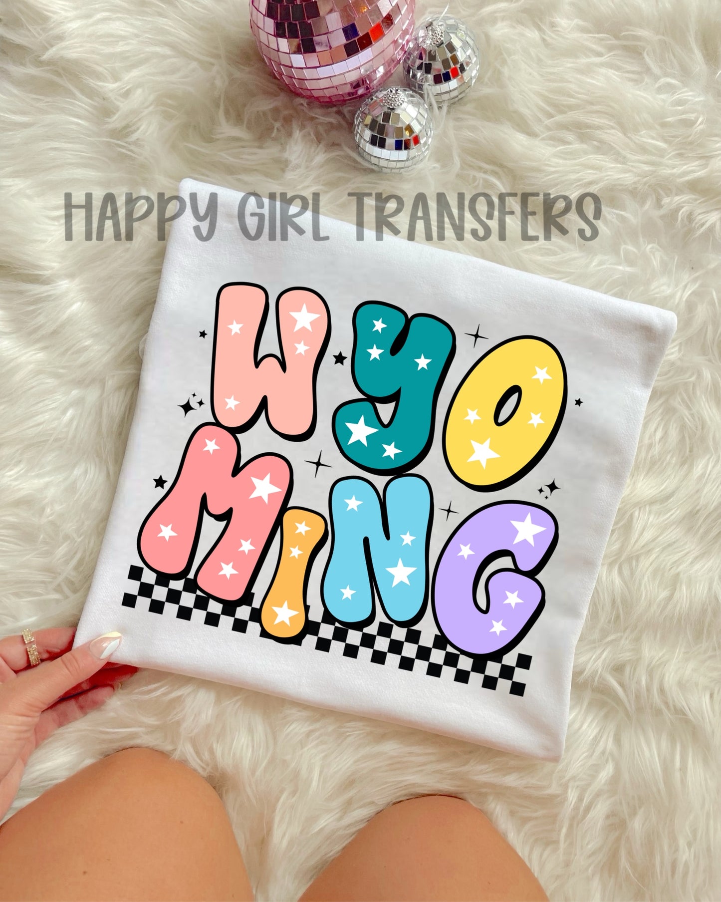 RETRO WYOMING - DTF TRANSFER