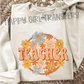 BOHO FLORAL TEACHER VIBES - DTF TRANSFER