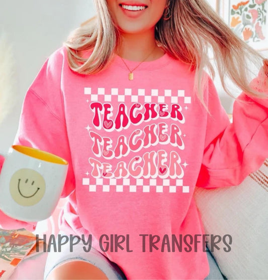 VALENTINES TEACHER - DTF TRANSFER
