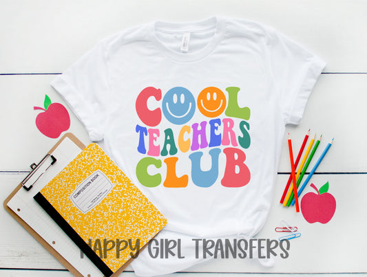 COOL TEACHERS CLUB - DTF TRANSFER