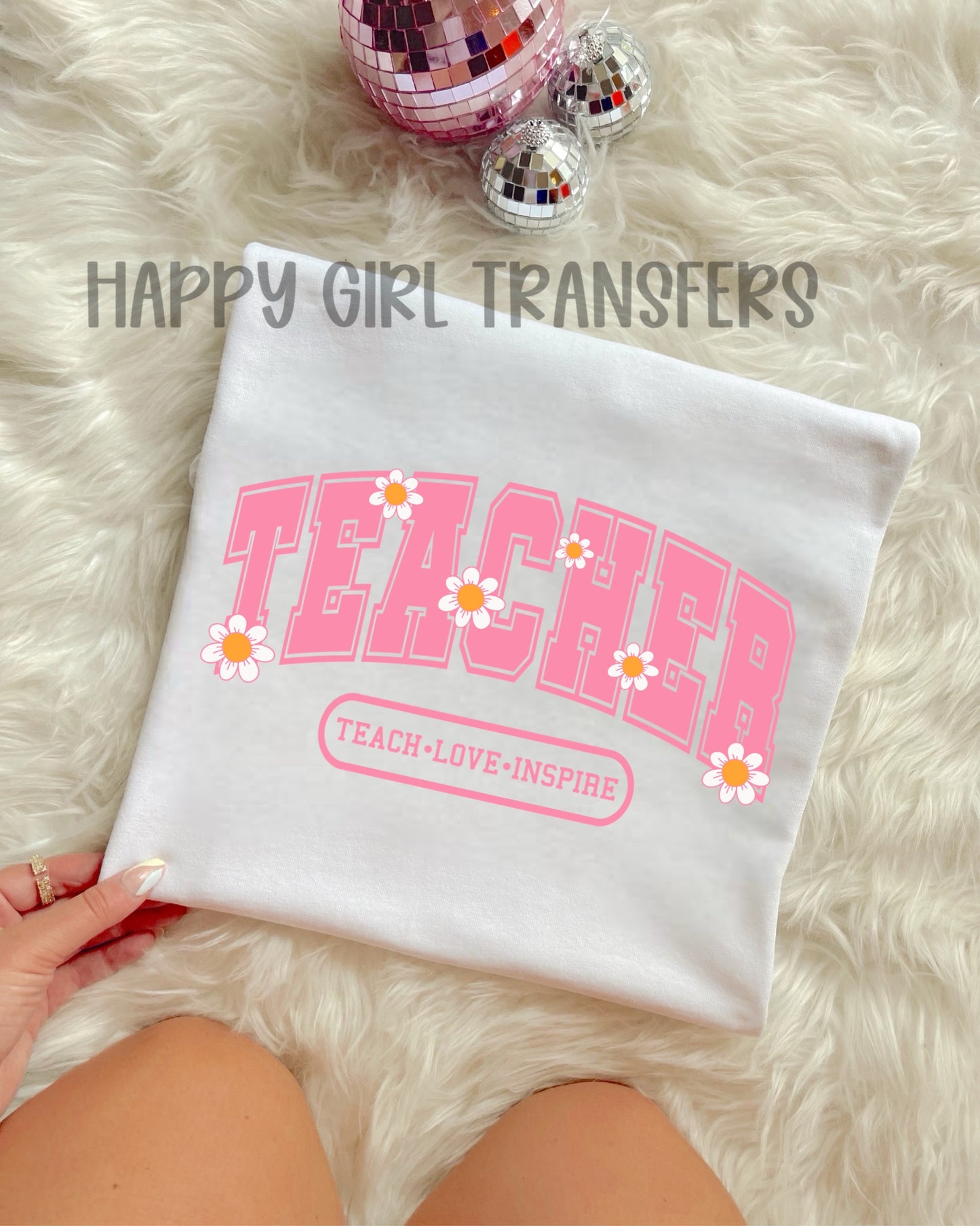 FLORAL TEACHER - DTF TRANSFER