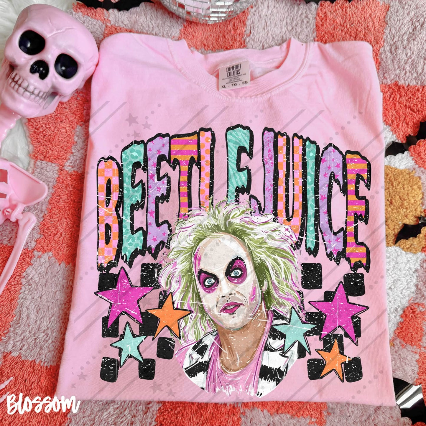 COLORFUL BEETLEJUICE - DTF TRANSFER