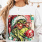 GREEN MAN BLOWING BUBBLE - DTF TRANSFER