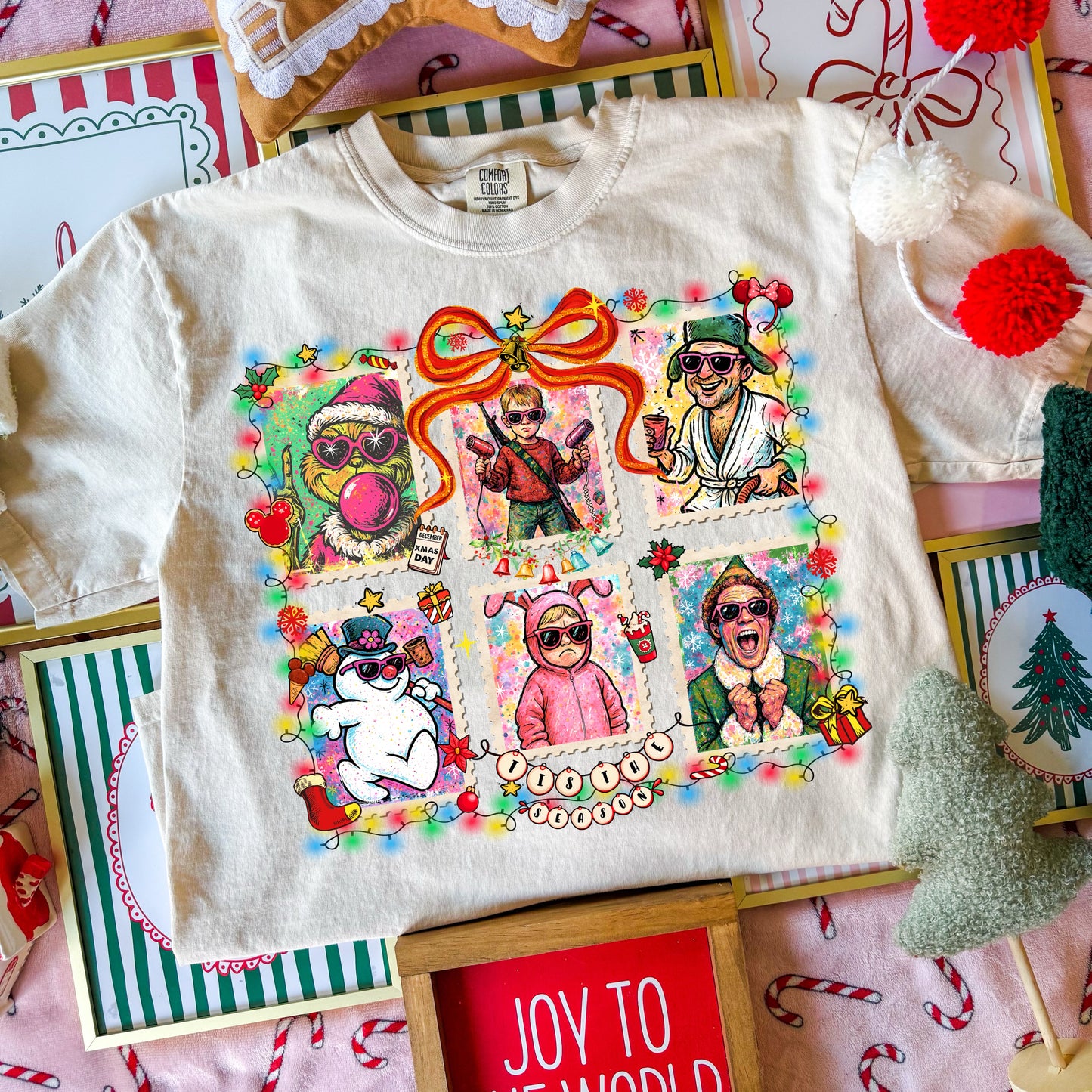 VINTAGE CHRISTMAS MOVIES- DTF TRANSFER