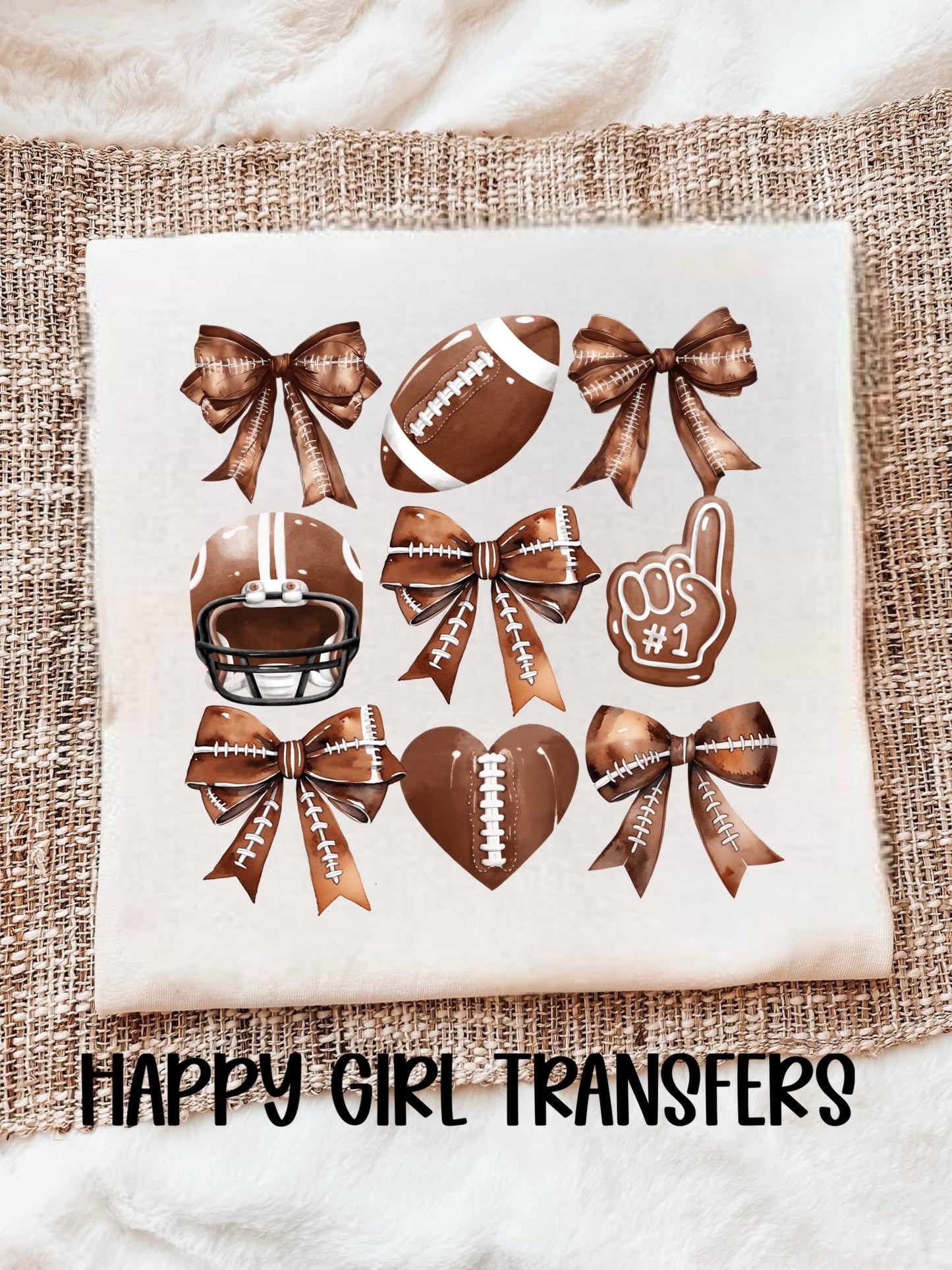 FOOTBALL COQUETTE- DTF TRANSFER