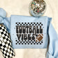 CHECKERED FOOTBALL VIBES - DTF TRANSFER