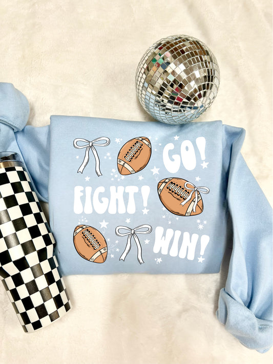 GO FIGHT WIN (white)- DTF TRANSFER