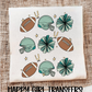 TURQUOISE FOOTBALL - DTF TRANSFER