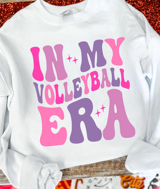IN MY VOLLEYBALL ERA (colorful)- DTF TRANSFER