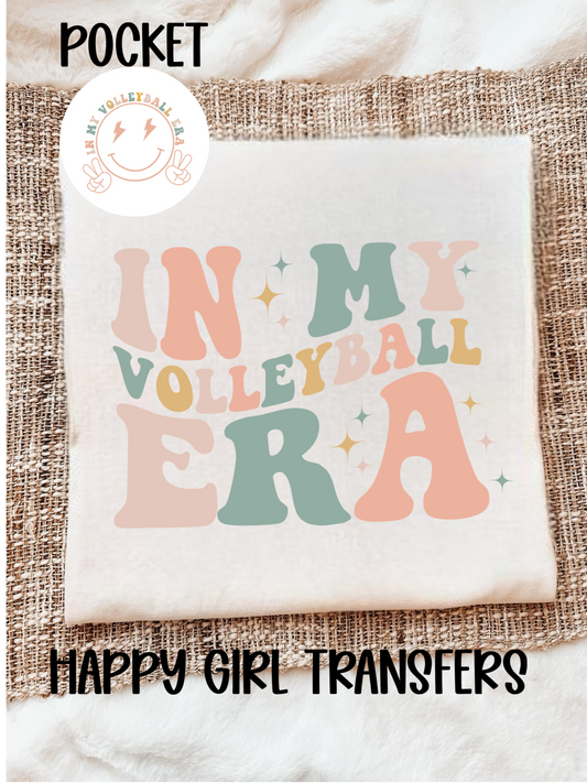 IN MY VOLLEYBALL ERA (pastel)- DTF TRANSFER