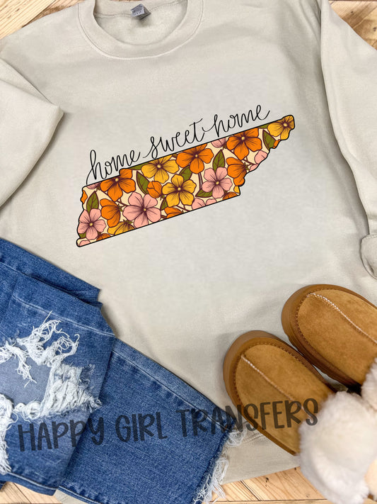 TENNESSEE HOME SWEET HOME - DTF TRANSFER