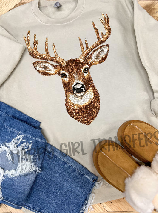 RHINESTONE DEER- DTF TRANSFER