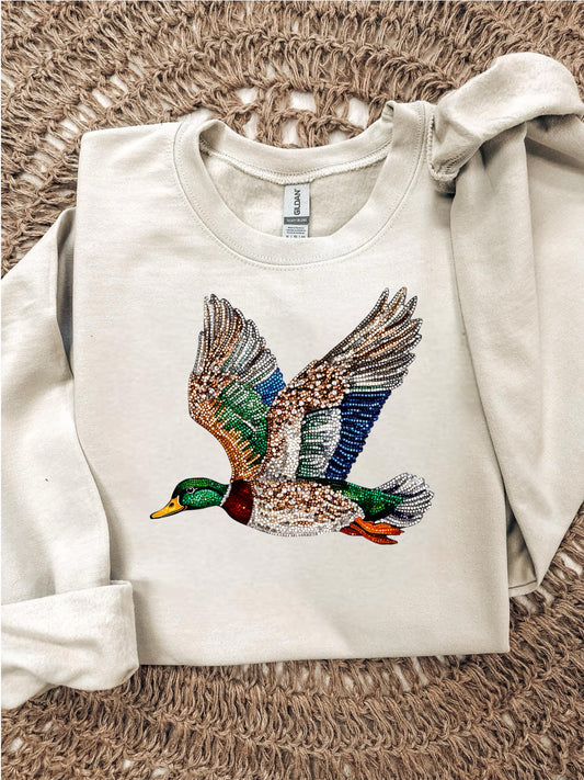 RHINESTONE DUCK - DTF TRANSFER
