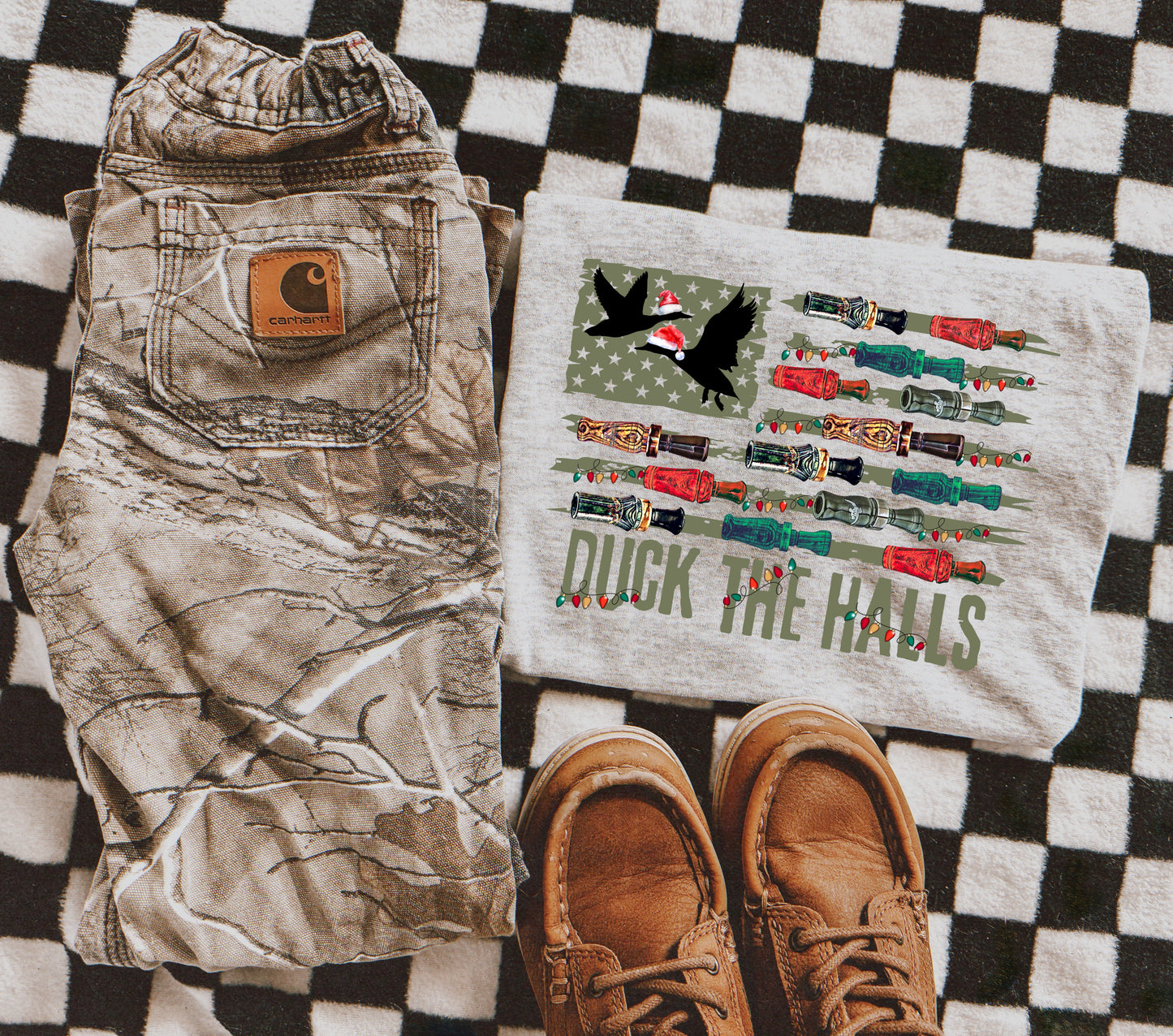 DUCK THE HALLS - DTF TRANSFER