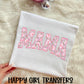 PINK FLORAL MAMA - DTF TRANSFER