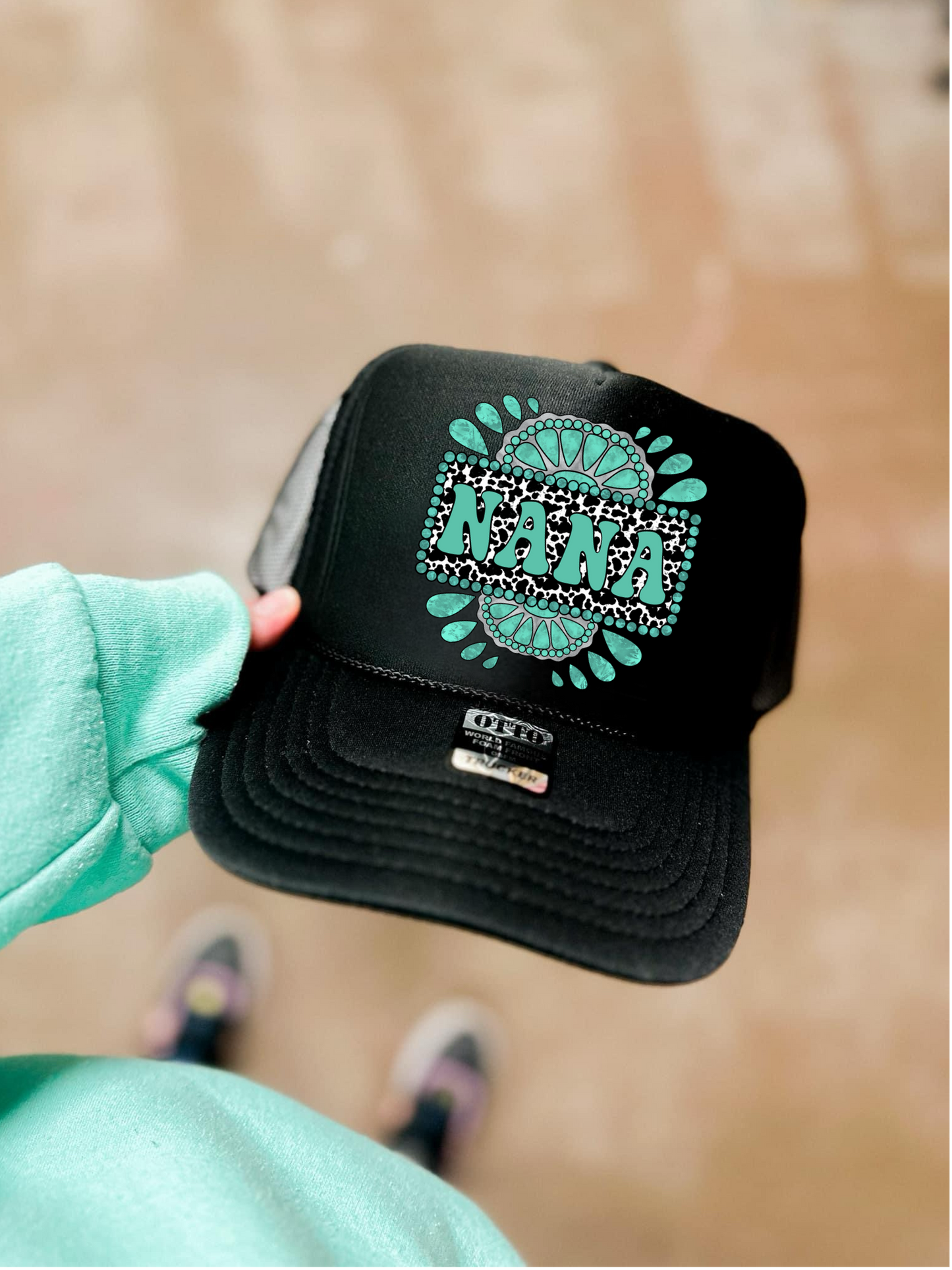 TURQUOISE NANA - DTF TRANSFER