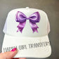 PURPLE BOW - DTF TRANSFER