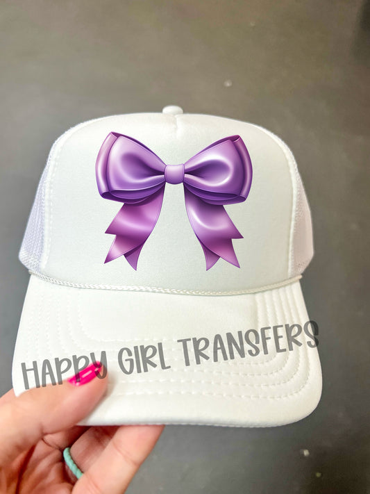 PURPLE BOW - DTF TRANSFER