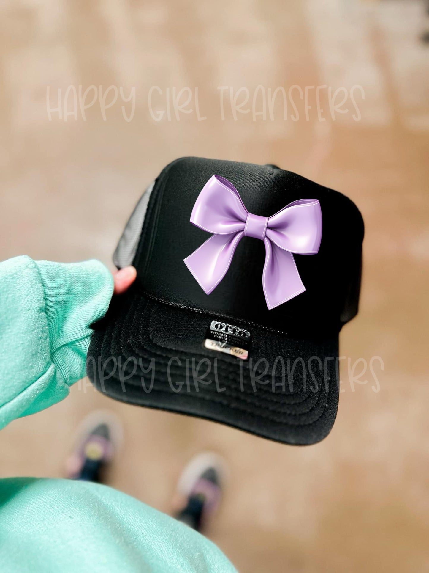 PURPLE BOW - DTF TRANSFER