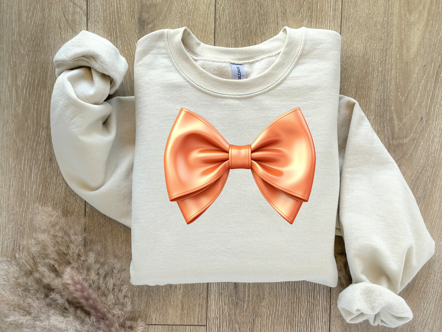 ORANGE BOW - DTF TRANSFER