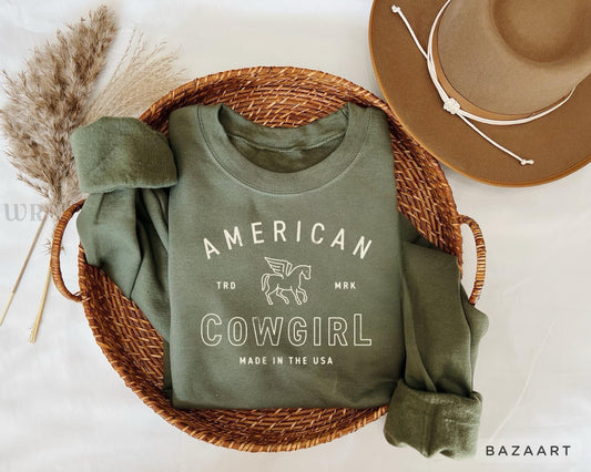 AMERICAN COWGIRL - DTF TRANSFER