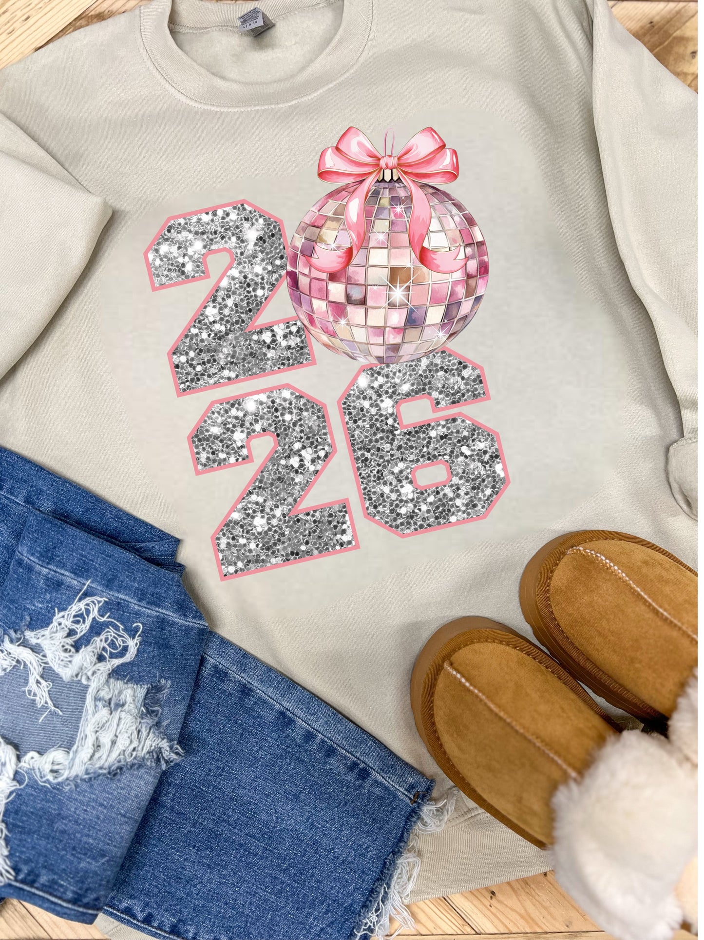 DISCO BALL 2026 - DTF TRANSFER