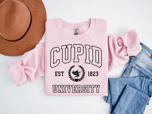 CUPID UNIVERSITY BLACK - DTF TRANSFER